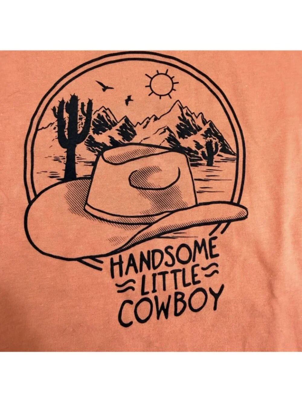 The Children’s Place Boys Handsom Little Cowboy Short Sleeve T-shirt Size 4T